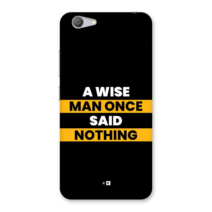 Wise Man Back Case for Vivo Y53