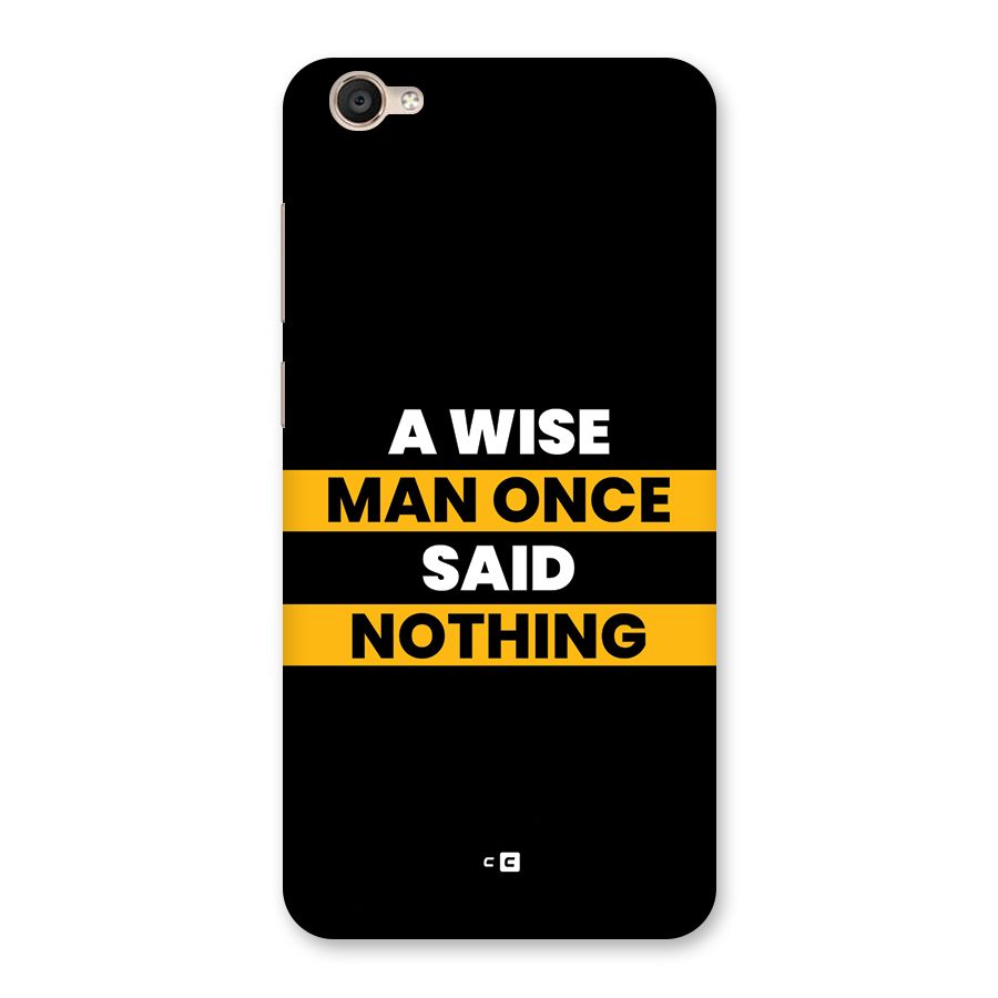 Wise Man Back Case for Vivo Y55s