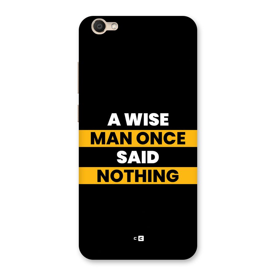 Wise Man Back Case for Vivo Y67