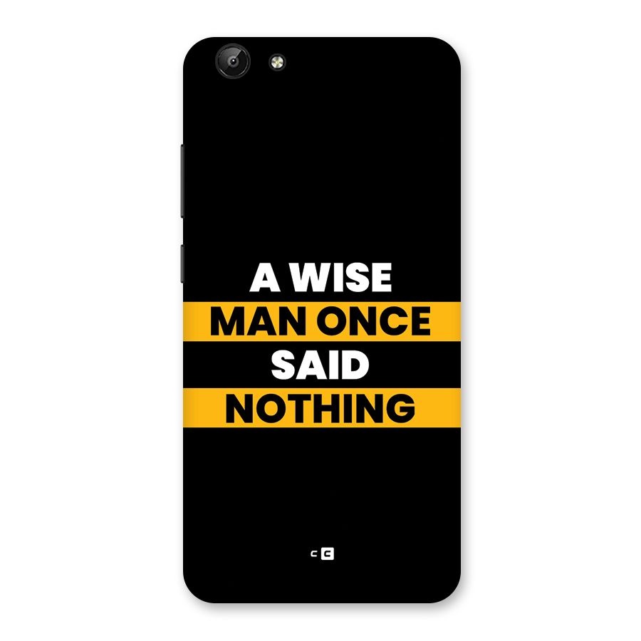 Wise Man Back Case for Vivo Y69