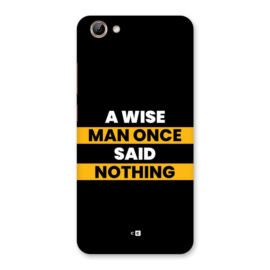 Wise Man Back Case for Vivo Y71