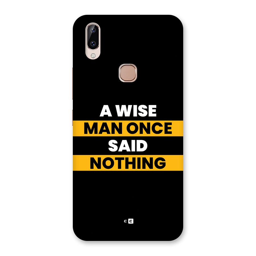Wise Man Back Case for Vivo Y83 Pro