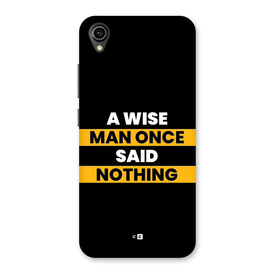 Wise Man Back Case for Vivo Y90