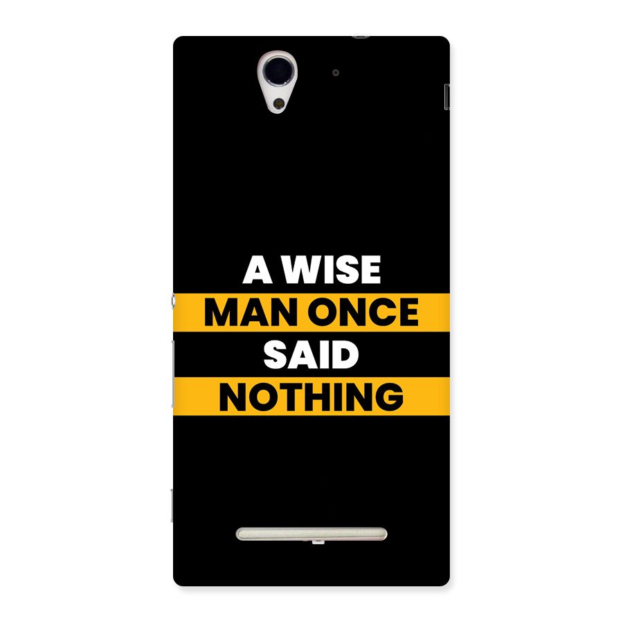Wise Man Back Case for Xperia C3