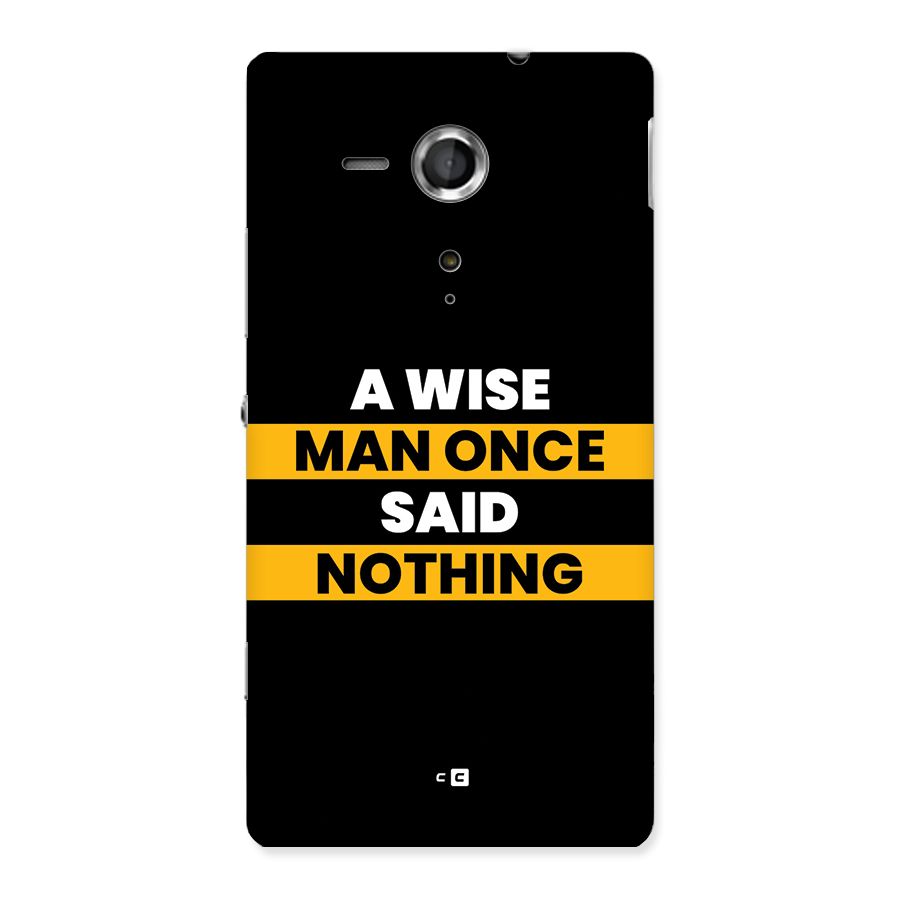 Wise Man Back Case for Xperia Sp