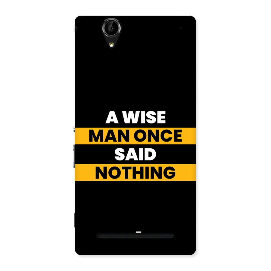Wise Man Back Case for Xperia T2