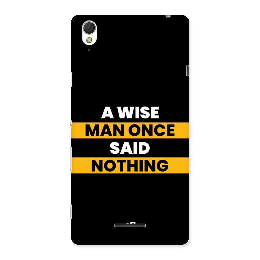 Wise Man Back Case for Xperia T3