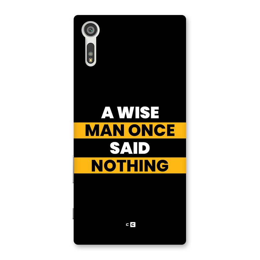 Wise Man Back Case for Xperia XZ
