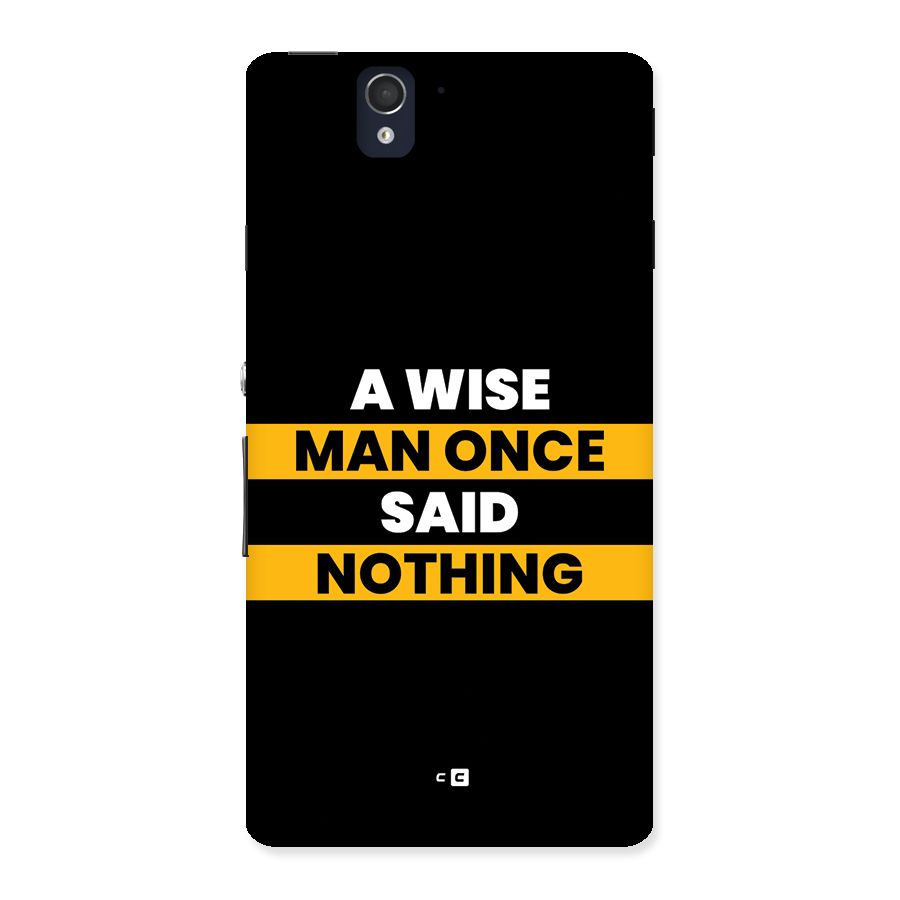 Wise Man Back Case for Xperia Z