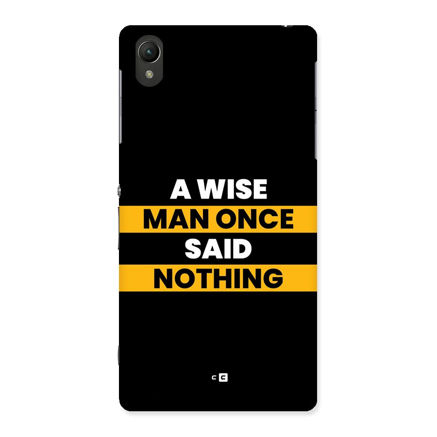 Wise Man Back Case for Xperia Z2