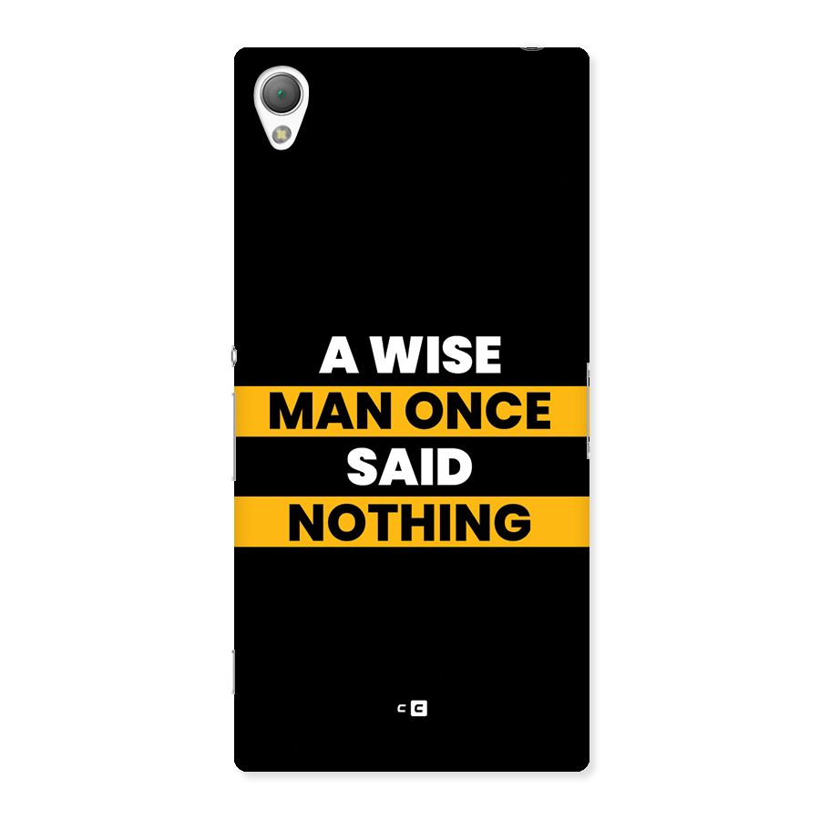 Wise Man Back Case for Xperia Z3