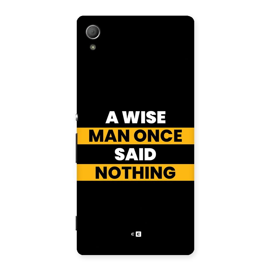 Wise Man Back Case for Xperia Z3 Plus