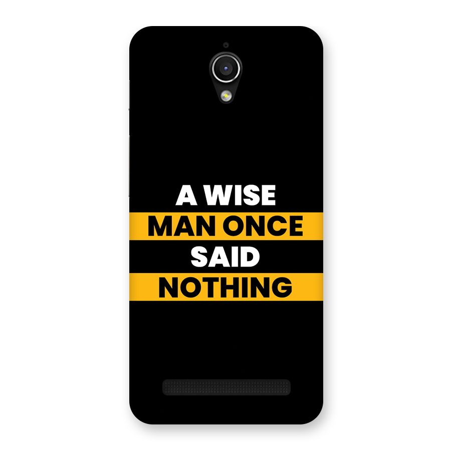 Wise Man Back Case for Zenfone Go
