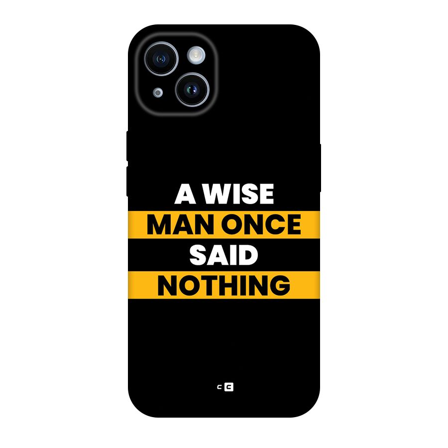 Wise Man Back Case for iPhone 14