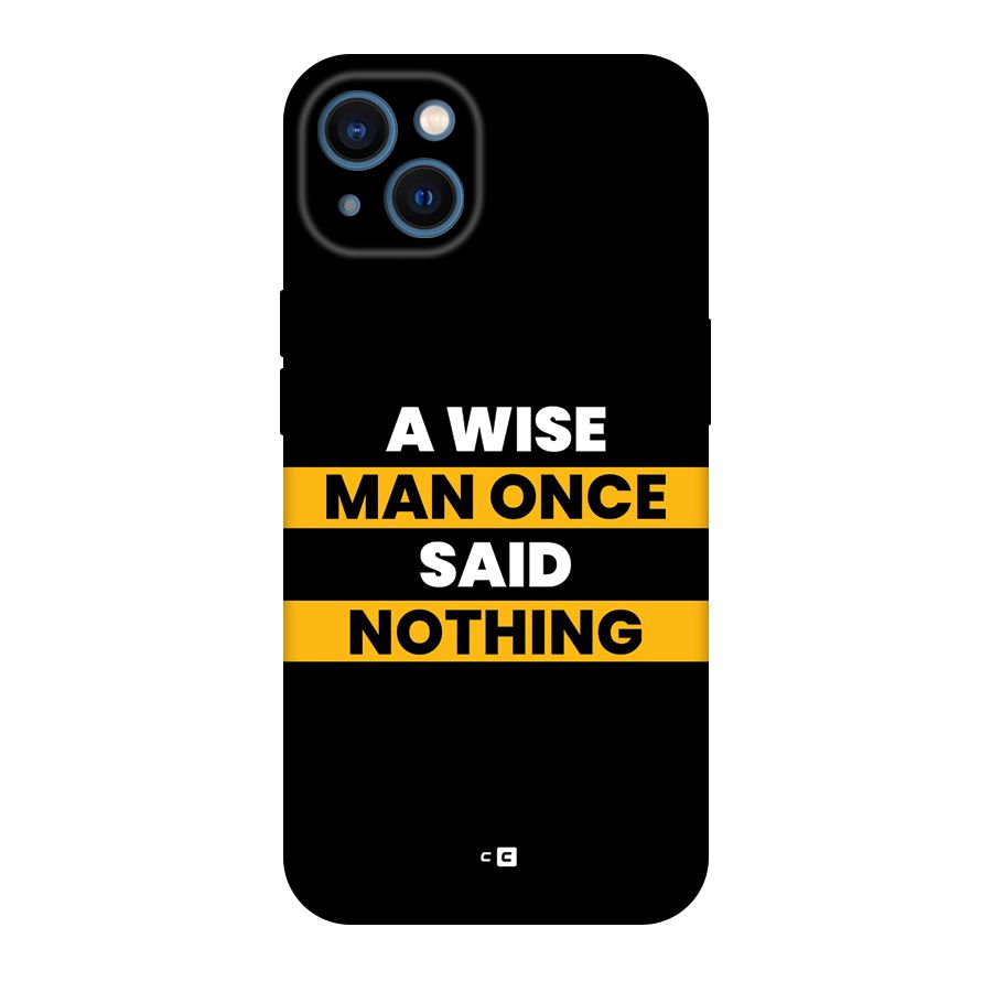 Wise Man Back Case for iPhone 13