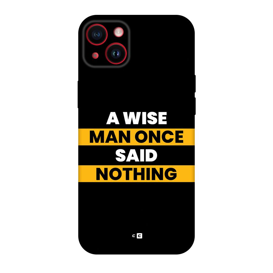 Wise Man Back Case for iPhone 14 Plus