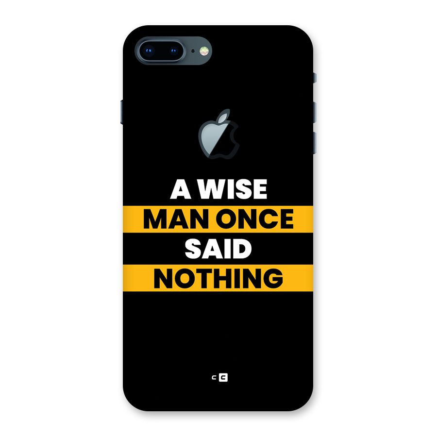 Wise Man Back Case for iPhone 7 Plus Apple Cut