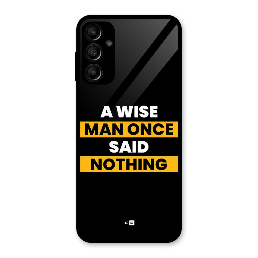 Wise Man Glass Back Case for Galaxy A14 5G