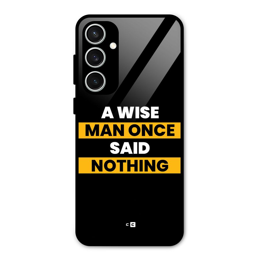 Wise Man Glass Back Case for Galaxy S23 FE