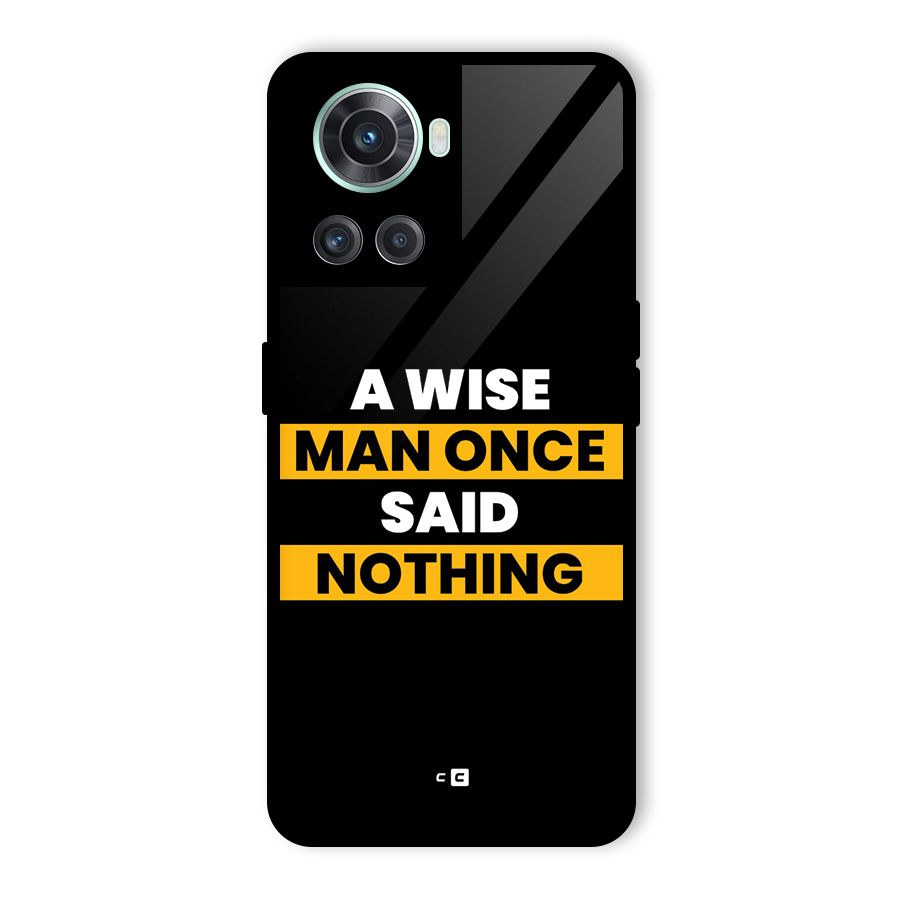 Wise Man Glass Back Case for OnePlus 10R