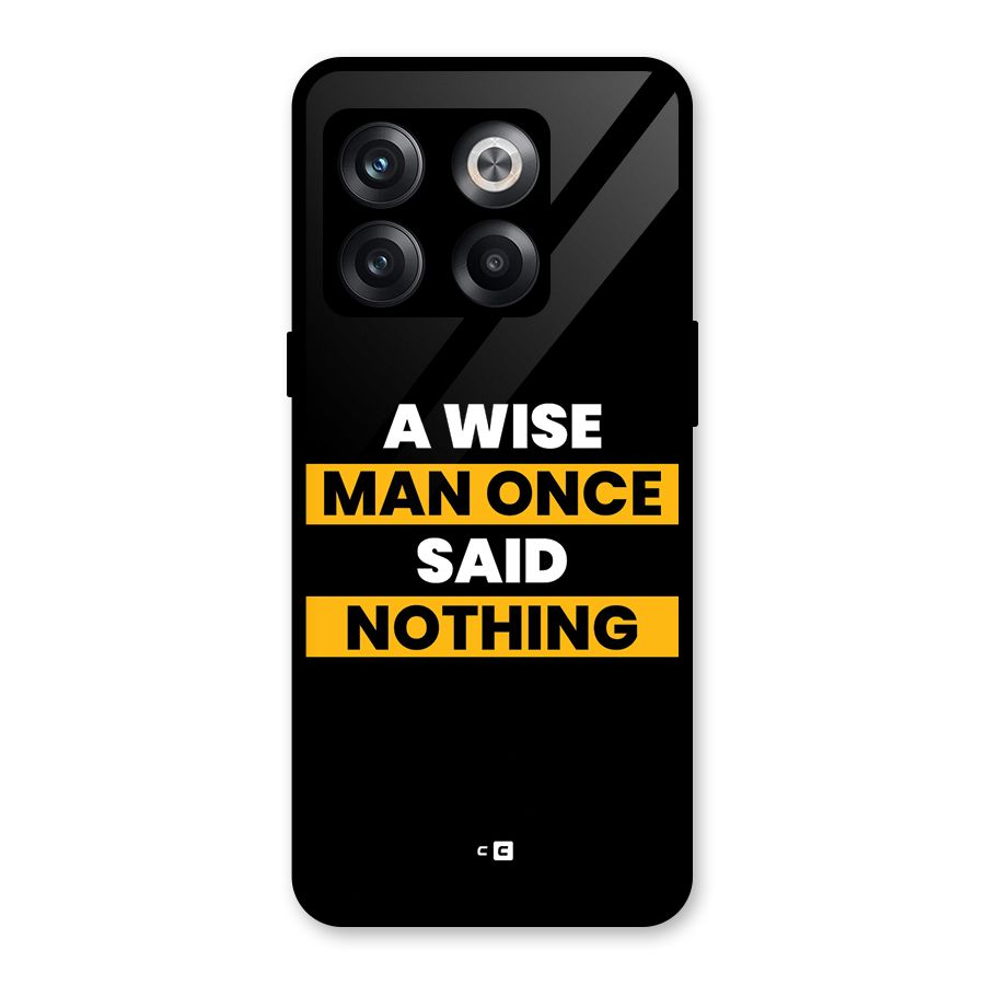 Wise Man Glass Back Case for OnePlus 10T
