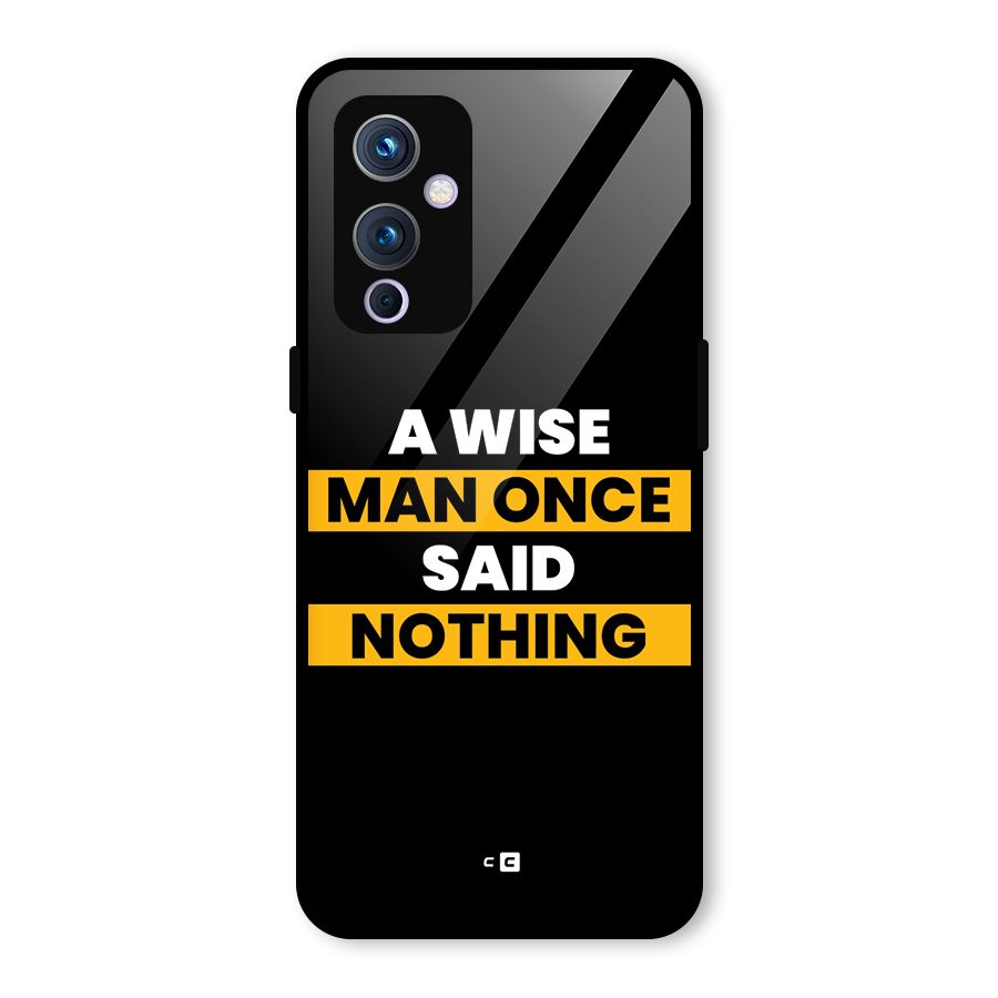Wise Man Glass Back Case for OnePlus 9