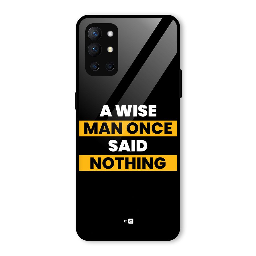 Wise Man Glass Back Case for OnePlus 9R