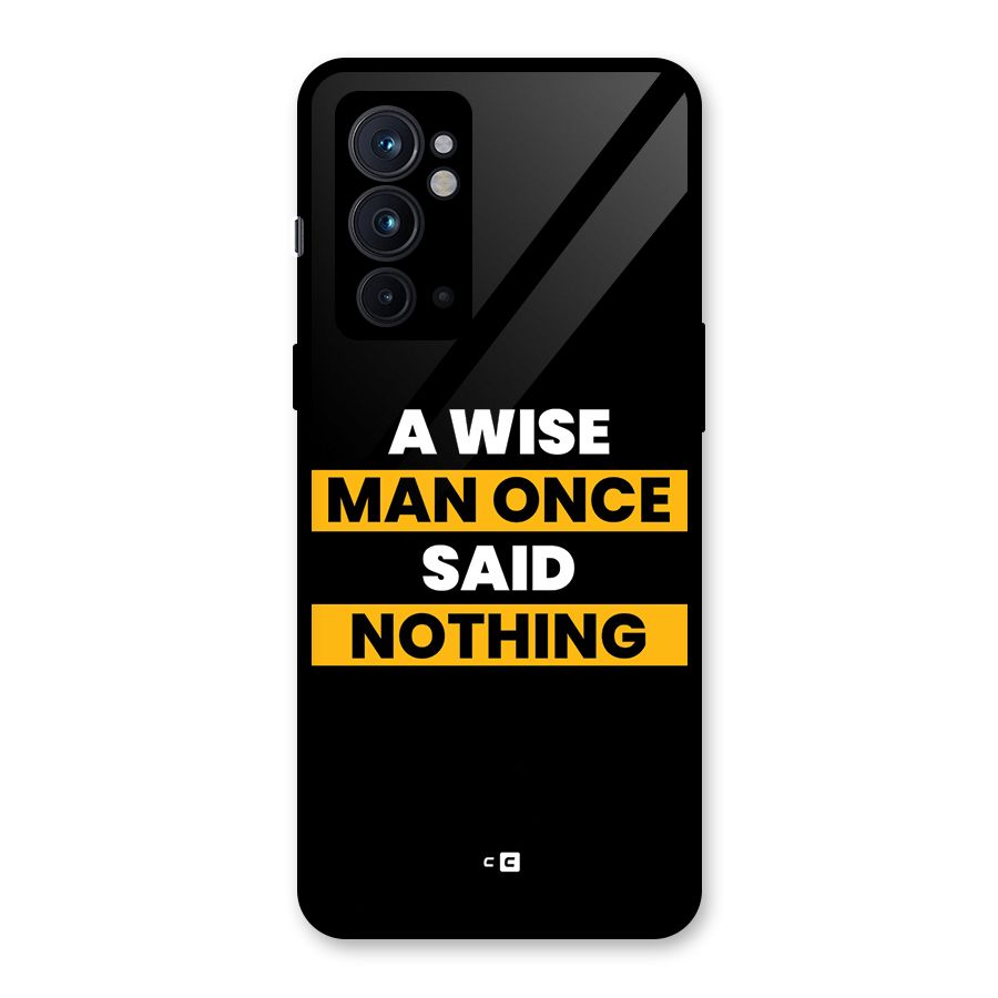 Wise Man Glass Back Case for OnePlus 9RT 5G