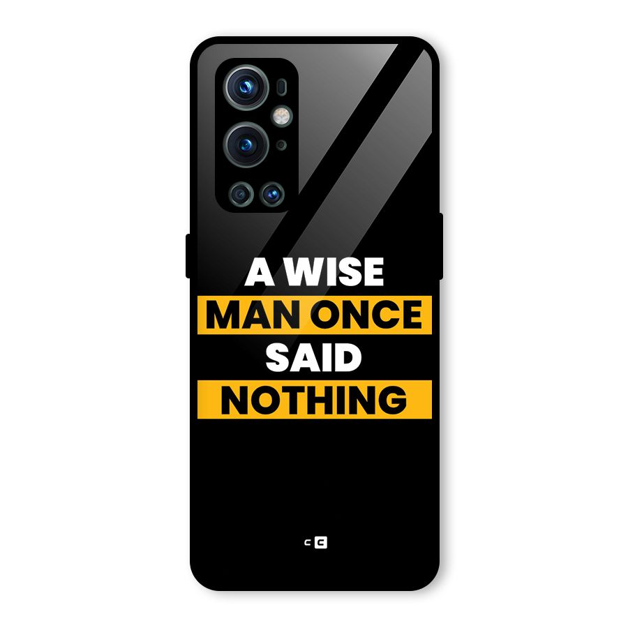 Wise Man Glass Back Case for OnePlus 9 Pro