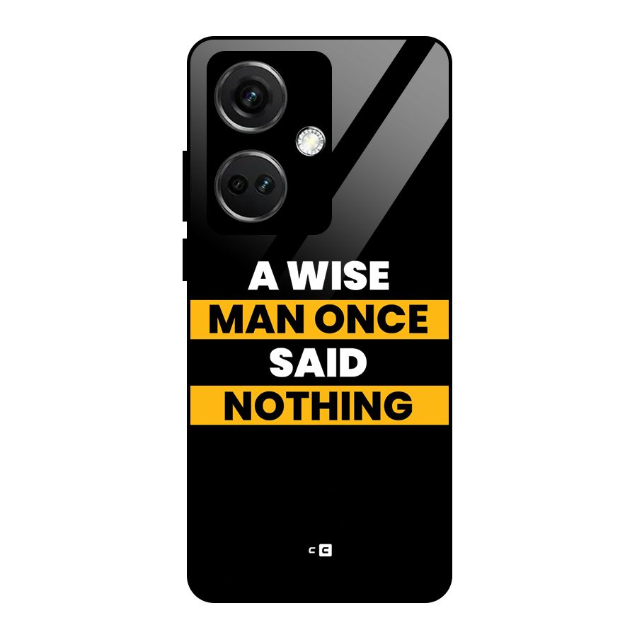 Wise Man Glass Back Case for OnePlus Nord CE 3 5G