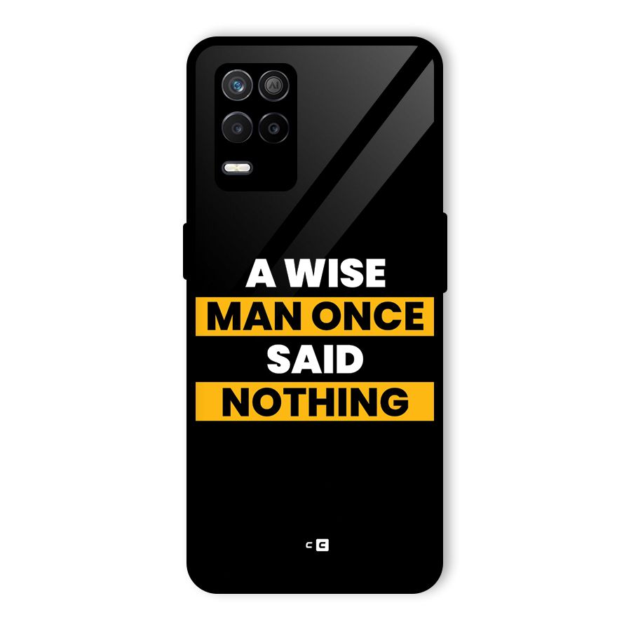 Wise Man Glass Back Case for Realme 8s 5G