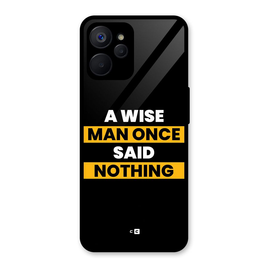 Wise Man Glass Back Case for Realme 9i 5G