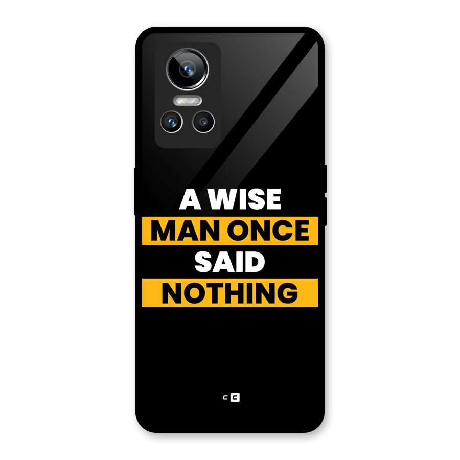Wise Man Glass Back Case for Realme GT Neo 3