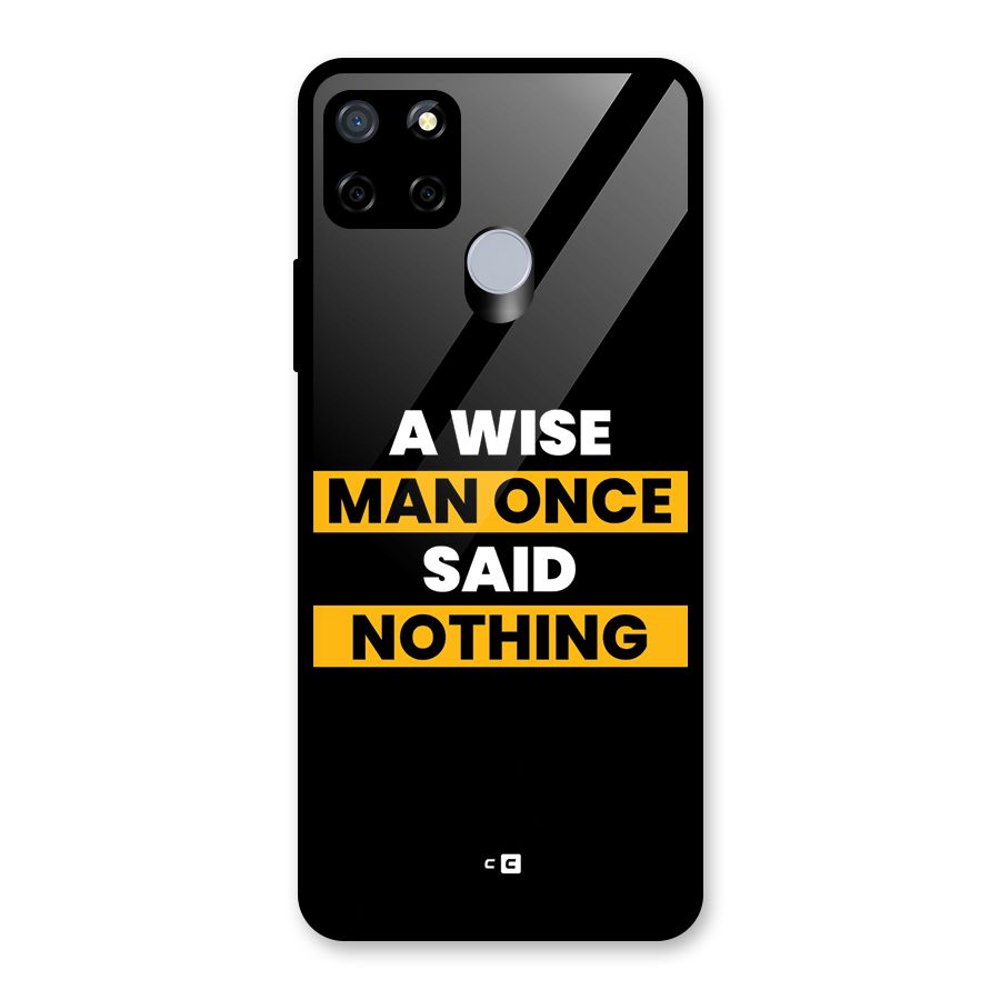 Wise Man Glass Back Case for Realme Narzo 20