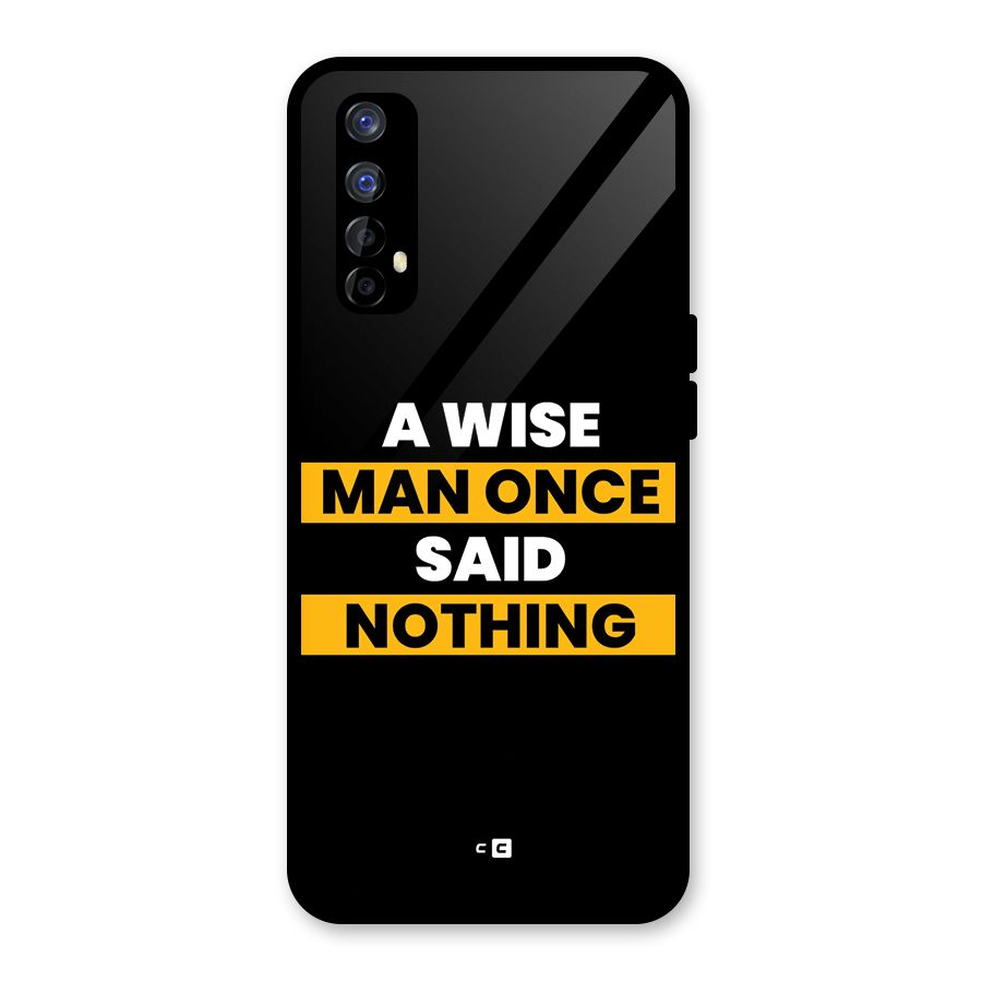 Wise Man Glass Back Case for Realme Narzo 20 Pro