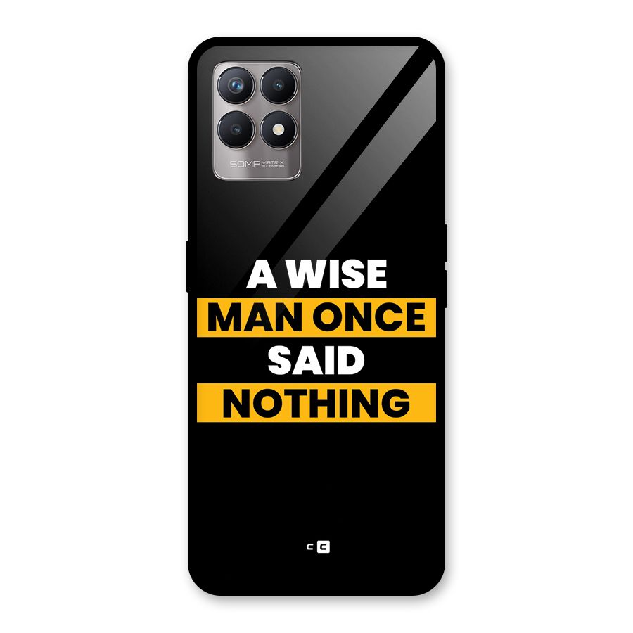 Wise Man Glass Back Case for Realme Narzo 50