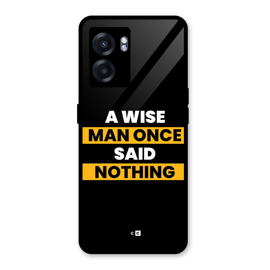 Wise Man Glass Back Case for Realme Narzo 50 5G