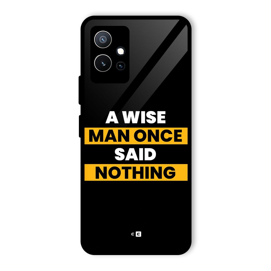 Wise Man Glass Back Case for Vivo T1 5G