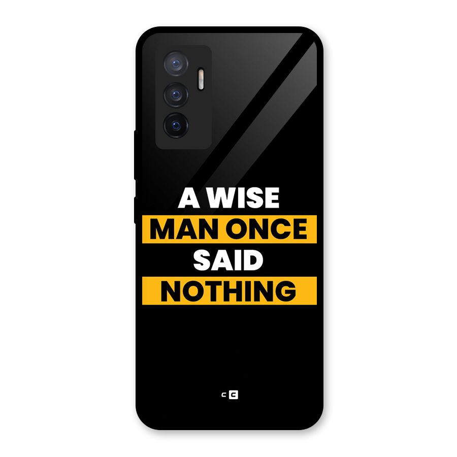 Wise Man Glass Back Case for Vivo V23e