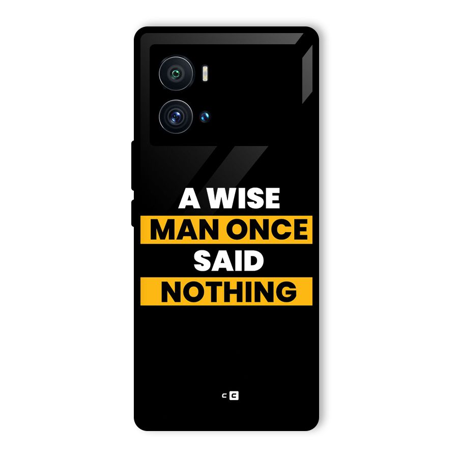 Wise Man Glass Back Case for Vivo iQOO 9 Pro