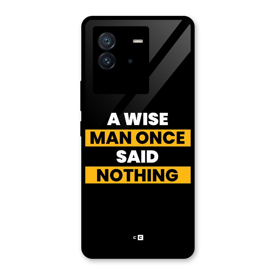 Wise Man Glass Back Case for Vivo iQOO Neo 6 5G
