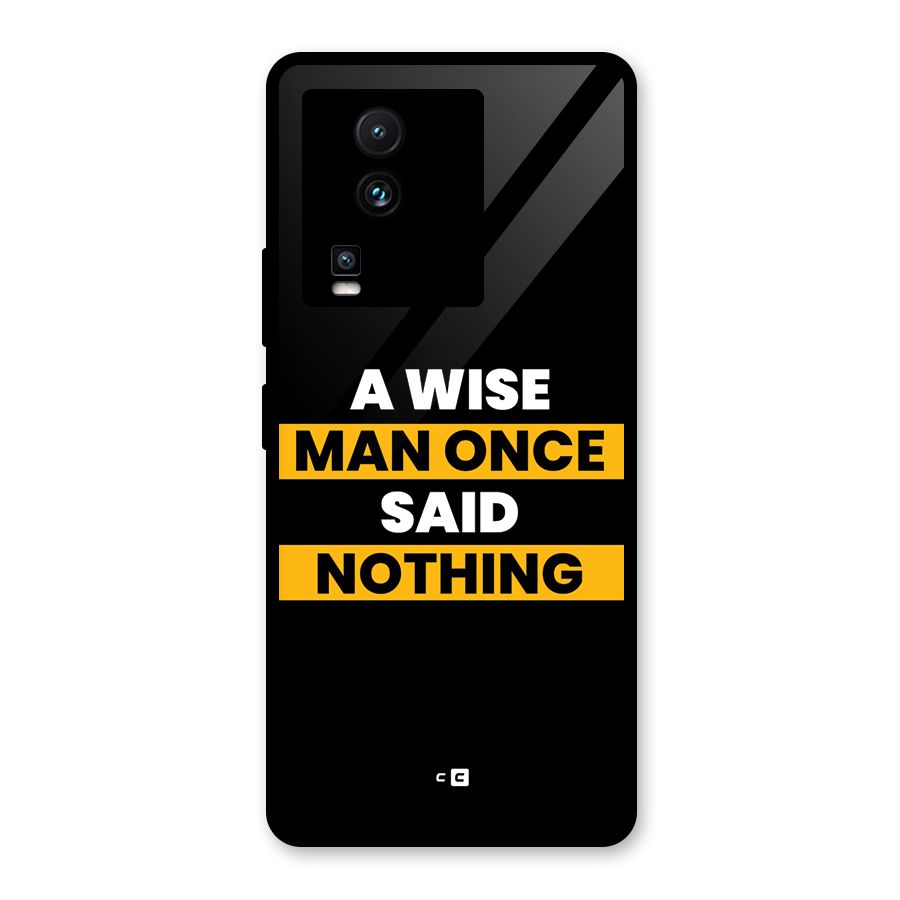 Wise Man Glass Back Case for Vivo iQOO Neo 7