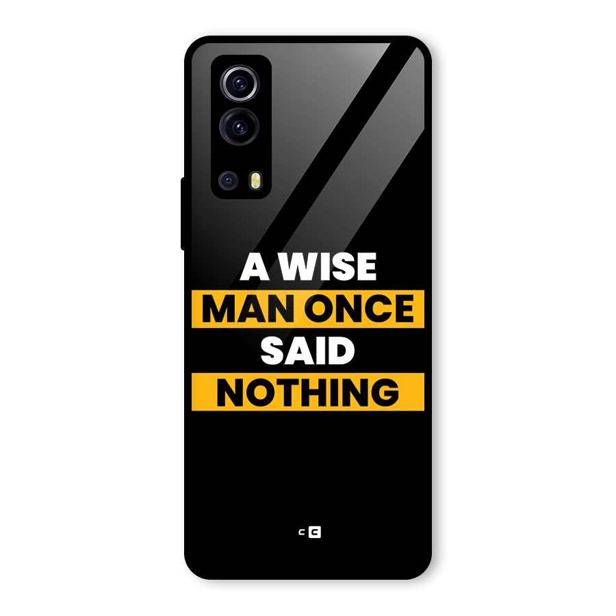 Wise Man Glass Back Case for Vivo iQOO Z3