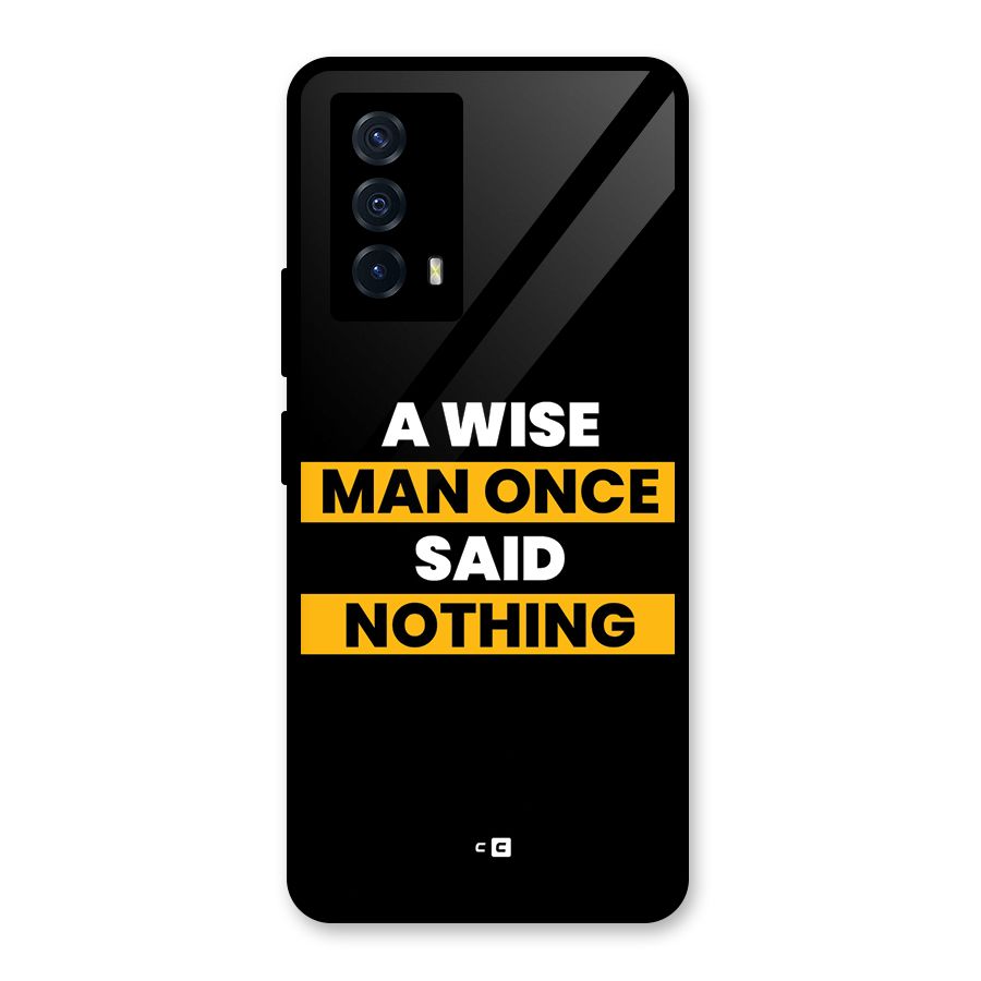 Wise Man Glass Back Case for Vivo iQOO Z5