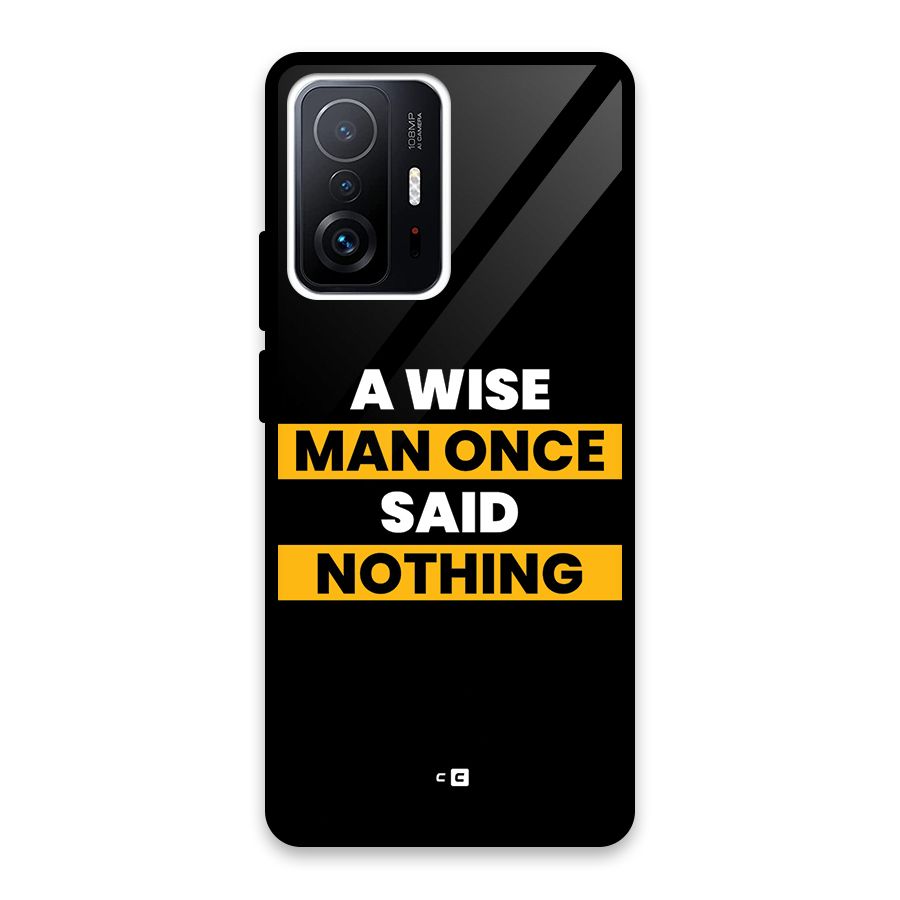Wise Man Glass Back Case for Xiaomi 11T Pro
