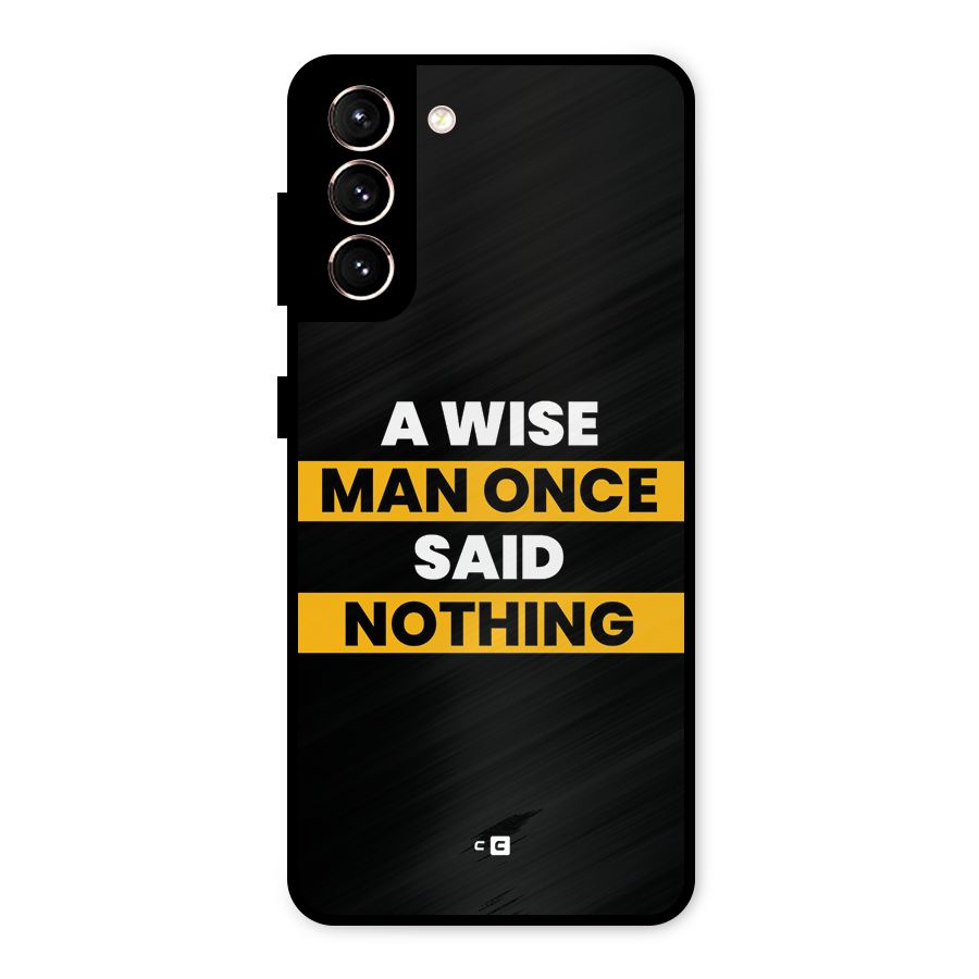 Wise Man Metal Back Case for Galaxy S21 5G