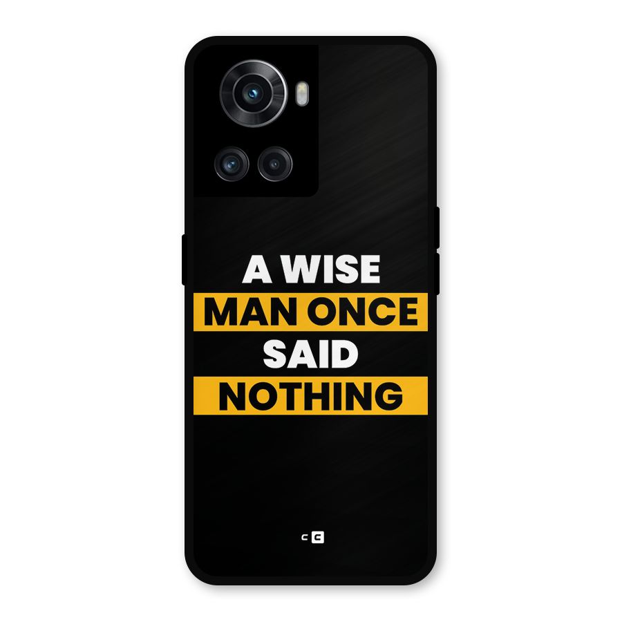 Wise Man Metal Back Case for OnePlus 10R