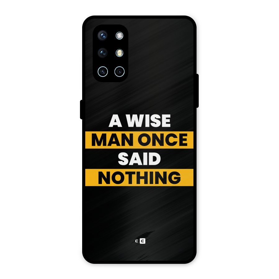 Wise Man Metal Back Case for OnePlus 9R
