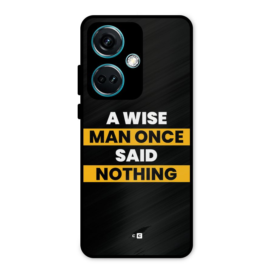 Wise Man Metal Back Case for OnePlus Nord CE 3 5G