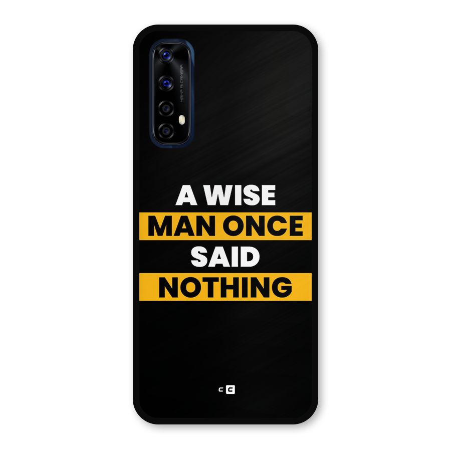 Wise Man Metal Back Case for Realme 7